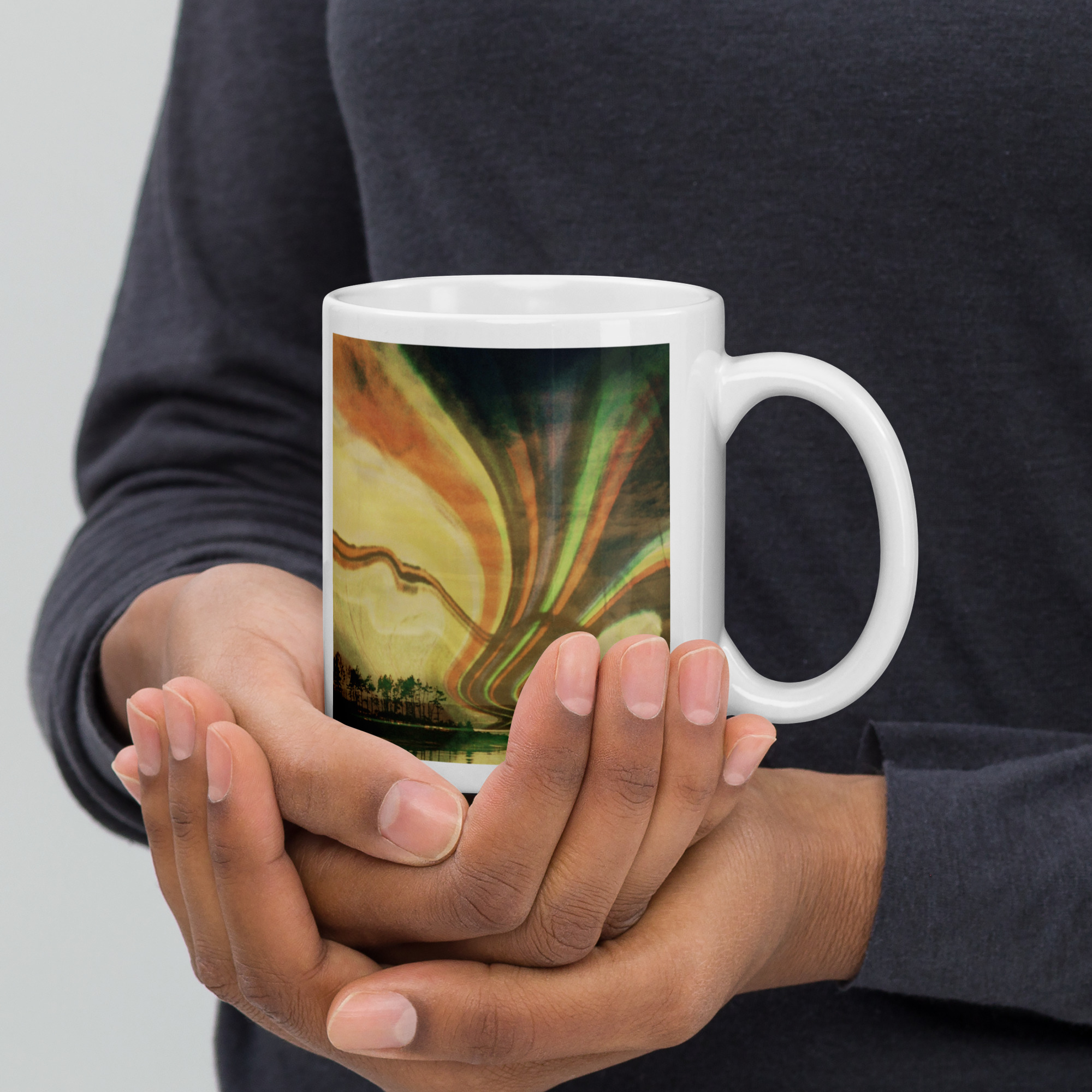 test - White glossy mug - Image 4