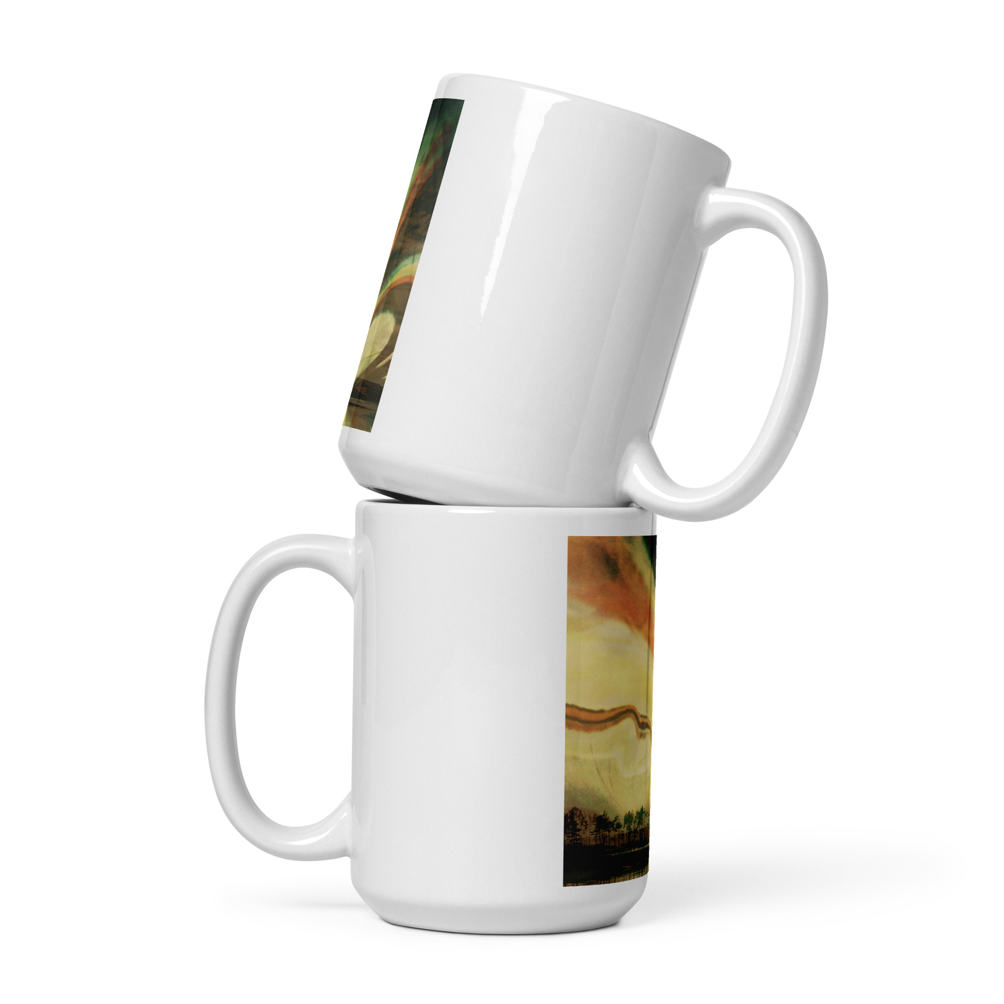test - White glossy mug - Image 2